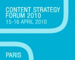 CONTENT STRATEGY FORUM 2010